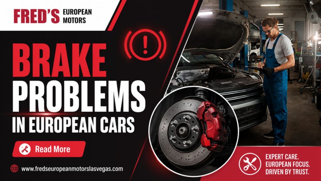 Brake Problems in European Cars: 7 Symptoms You Can’t Ignore in Las Vegas Traffic