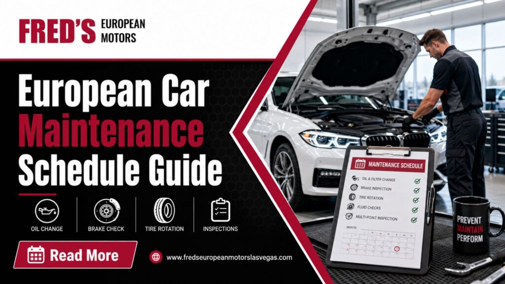 European Car Maintenance Schedule: What to Service and When