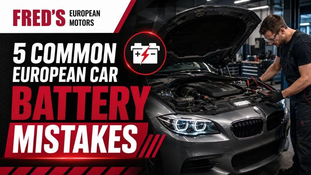5 Common Mistakes Las Vegas Drivers Make with European Car Batteries